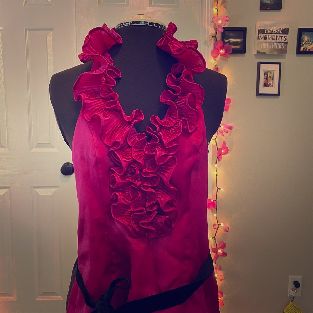 NWT White House Black Market pink top size 2